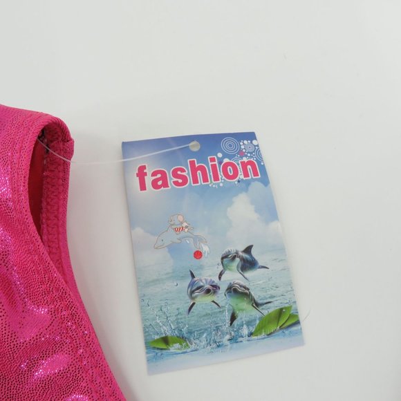 Fashion Girls Black Pink Blue 1 Piece Short Outfit Size 140 (8-10) NWT - Picture 2 of 3